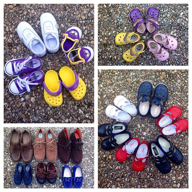 Wonderful shoes arriving every day!#livieandluca #sperry #polo #ralphlauren #lsu #purpleandgold #colehaan #florsheim #willits #amilio #angelshoes #crocs #puma #converse #sunsan #nike#refinerykids #batonrouge #225